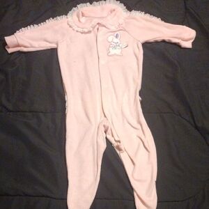 Pink Baby One Piece with Bunny Design​​